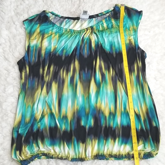 WORTHINGTON PATTERN SLEEVELESS TOP💥 - Picture 9 of 9